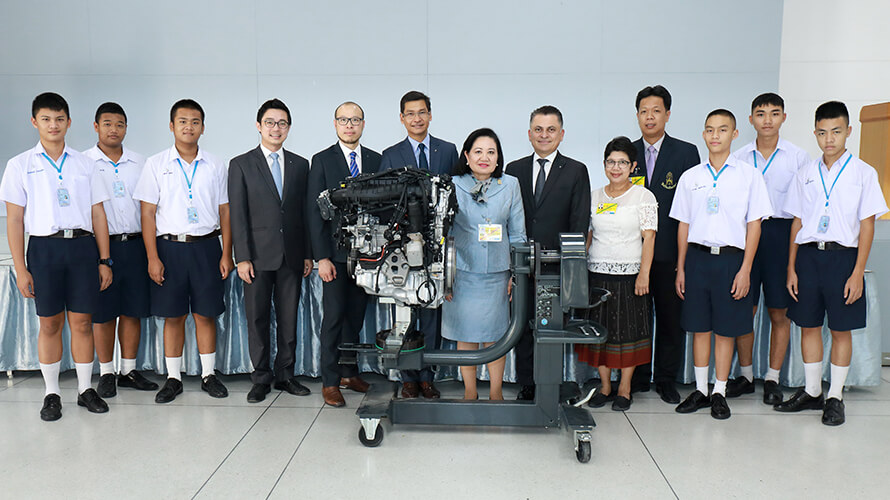 BMW Group Thailand strengthens foundations of education at Chitralada Vocational School with donation of engine for electric mobility studies BMW Group Thailand strengthens foundations of education at Chitralada Vocational School with donation of engine for electric mobility studies
